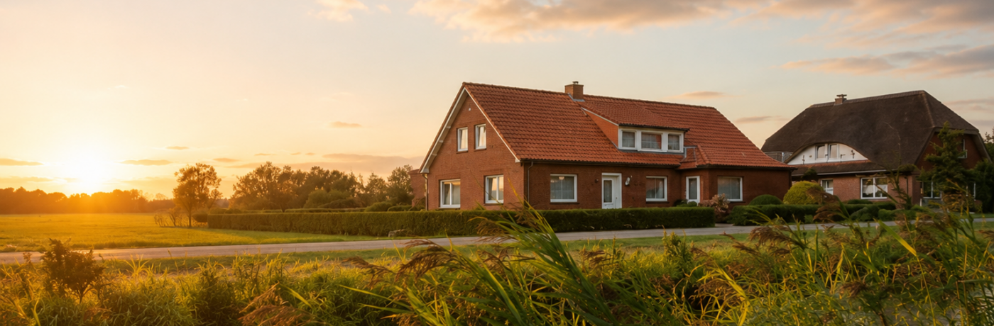 Ferienwohnung in Wiesmoor, Urlaub mit Hund und Garten, Nähe Nordsee und Ottermeer – Ferienwohnung Norddeutschland